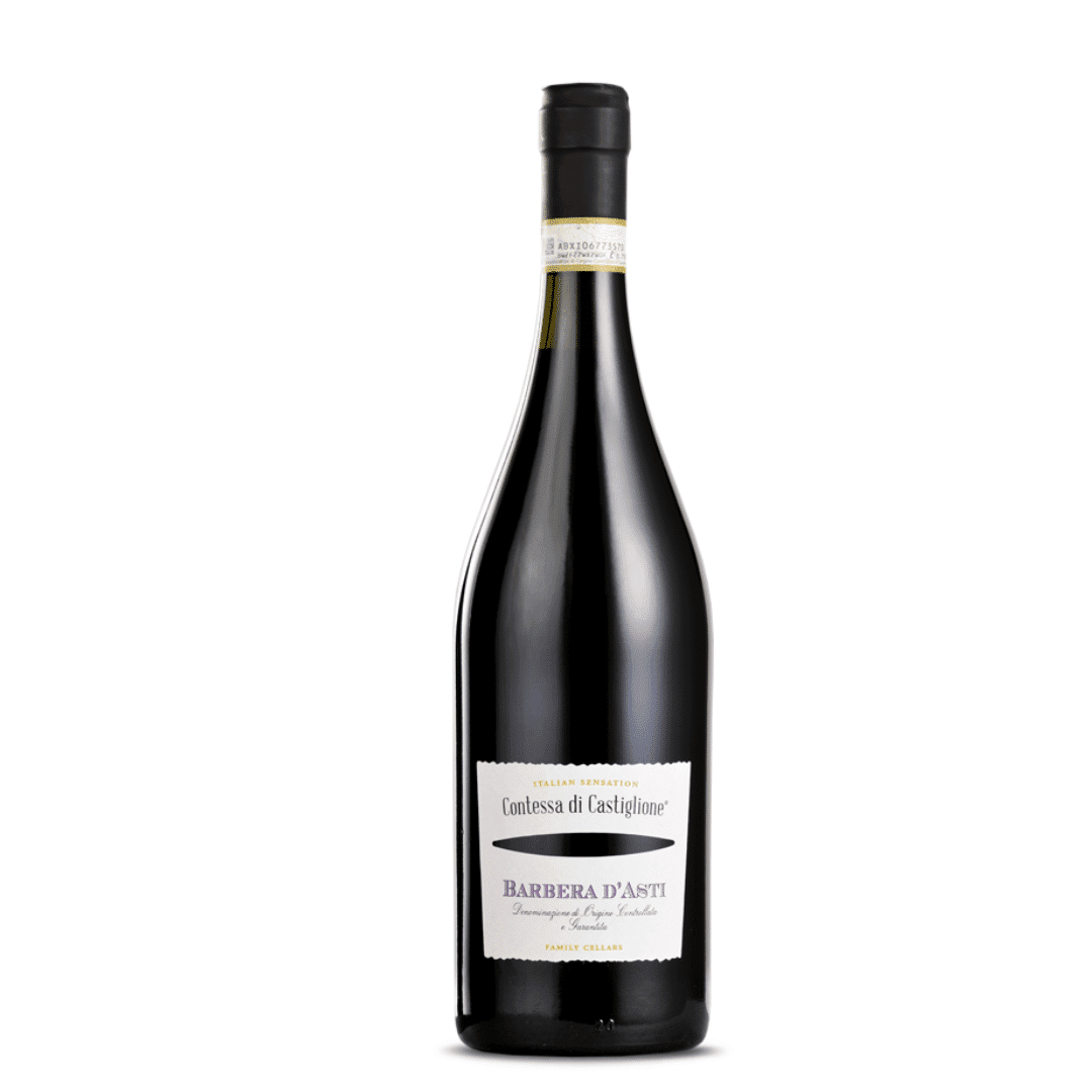 etichetta Barbera d'Asti Docg Contessa di Castiglione Arione